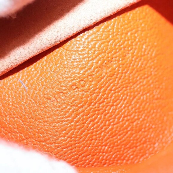 HERMES Agenda Vision Day Planner Cover Leather Orange Silver - Picture 11 of 16